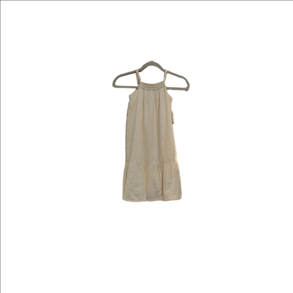 NWT Old Navy Girls Cream a line dress size 8